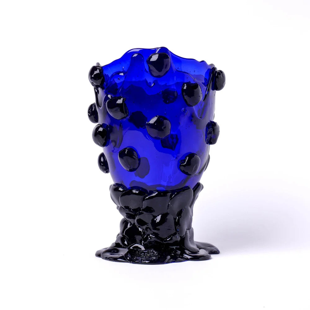 Nugget Vase - Clear Blue