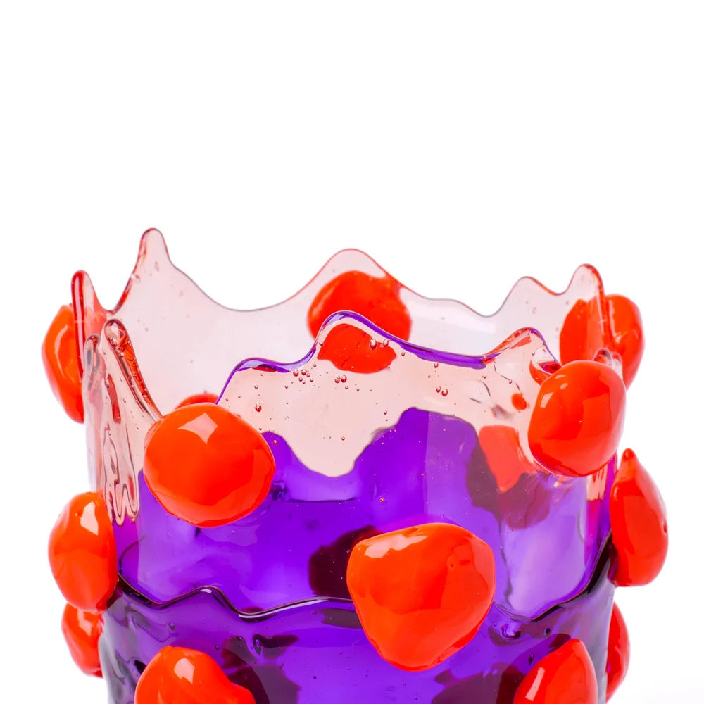 Nugget Vase Extra Colour - Light Ruby, Purple, Orange