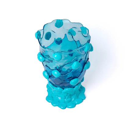 Nugget Vase Extra Colour - Clear Aqua, Emerald, Turquoise