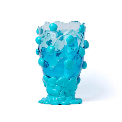 Nugget Vase Extra Colour - Clear Aqua, Emerald, Turquoise