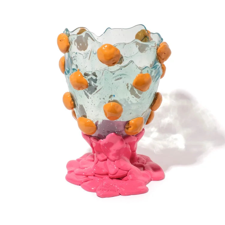 Nugget Vase Extra Colour - Aqua, Ochre, Fuchsia