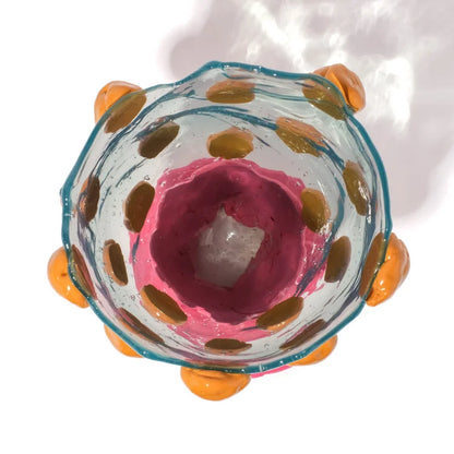 Nugget Vase Extra Colour - Aqua, Ochre, Fuchsia