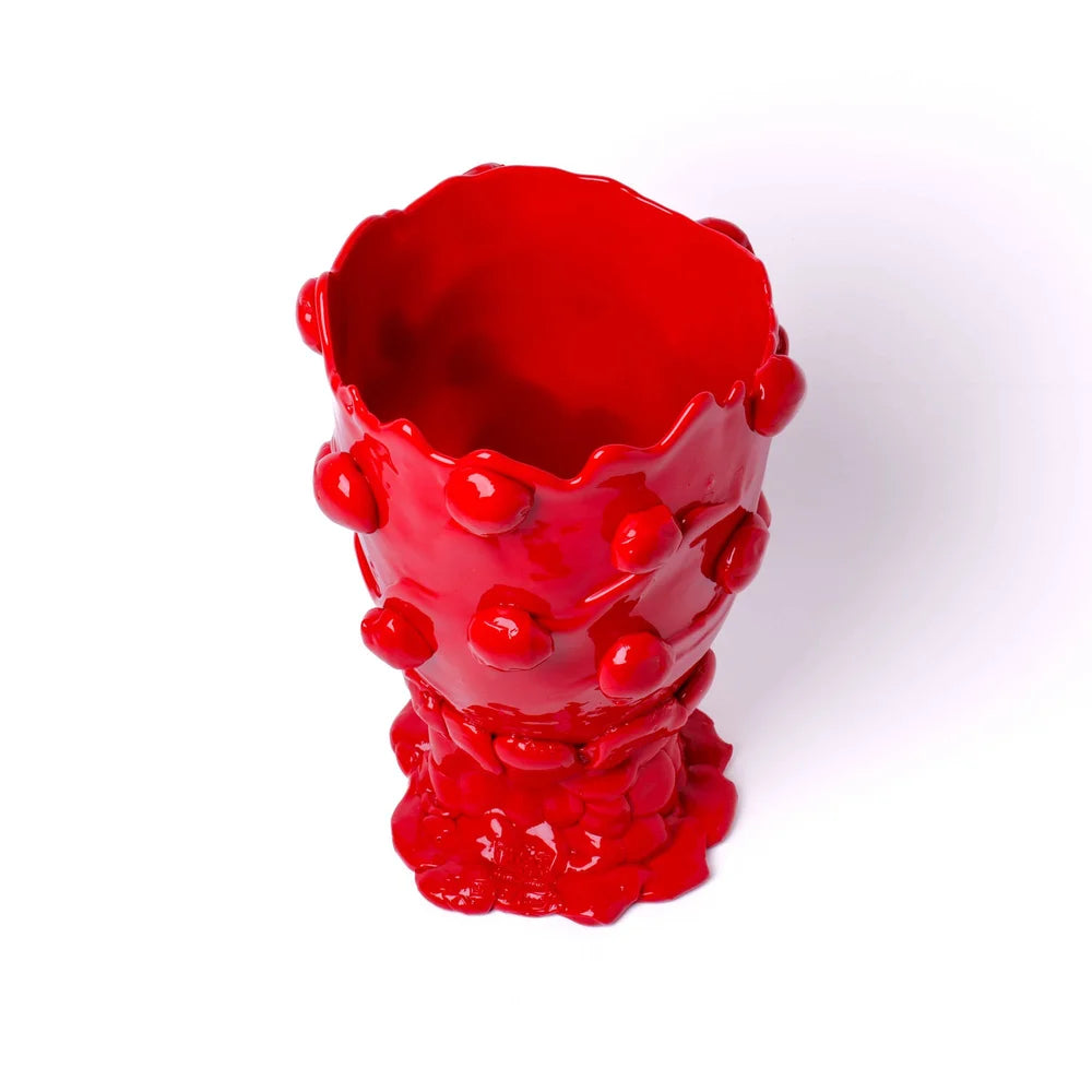 Nugget Vase - Matt Red