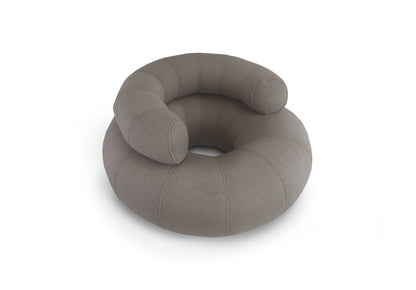 OGO Don Out Sofa  3D – Modern Luxury Sofa-A round, blue outdoor sofa designed for poolside use, with a plush and inviting appearance.