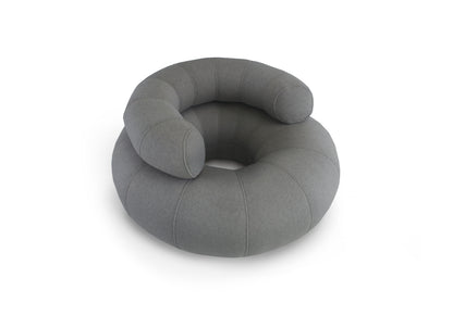 OGO Don Out Sofa  3D – Modern Luxury Sofa-A round, blue outdoor sofa designed for poolside use, with a plush and inviting appearance.