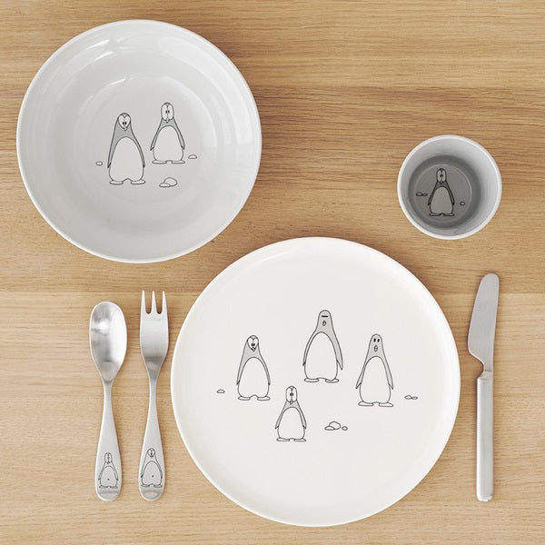 Una with Pingo Children's Cutlery Set - 3 pcs.
