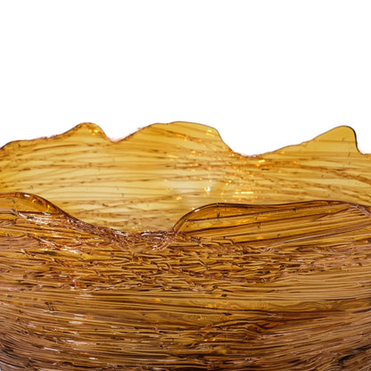 Ogiva Vase - Clear Amber, Antique Pink