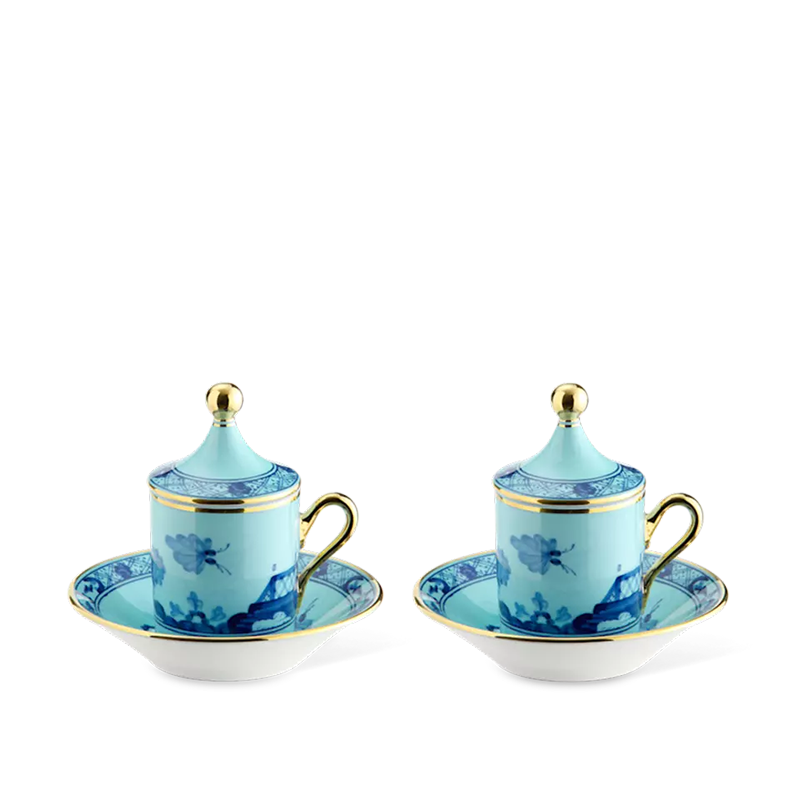 Oriente Italy Iris Tete A Tete Coffee Set