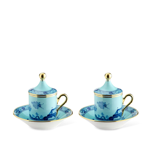 Oriente Italy Iris Tete A Tete Coffee Set