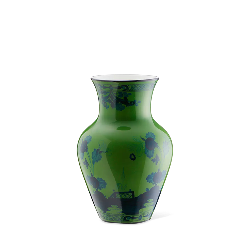 Oriente Italy Malachite Ming Vase