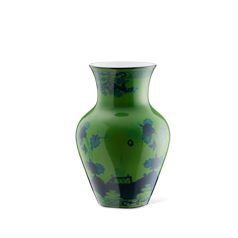 Oriente Italy Malachite Ming Vase