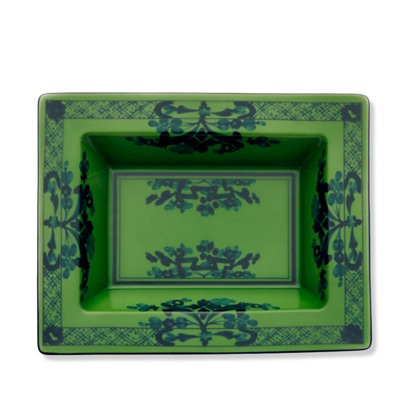 Oriente Italy Malachite Rectangular Vide Poche