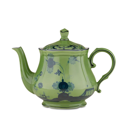 Oriente Italy Malachite Teapot With Cover