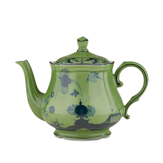 Oriente Italy Malachite Teapot With Cover