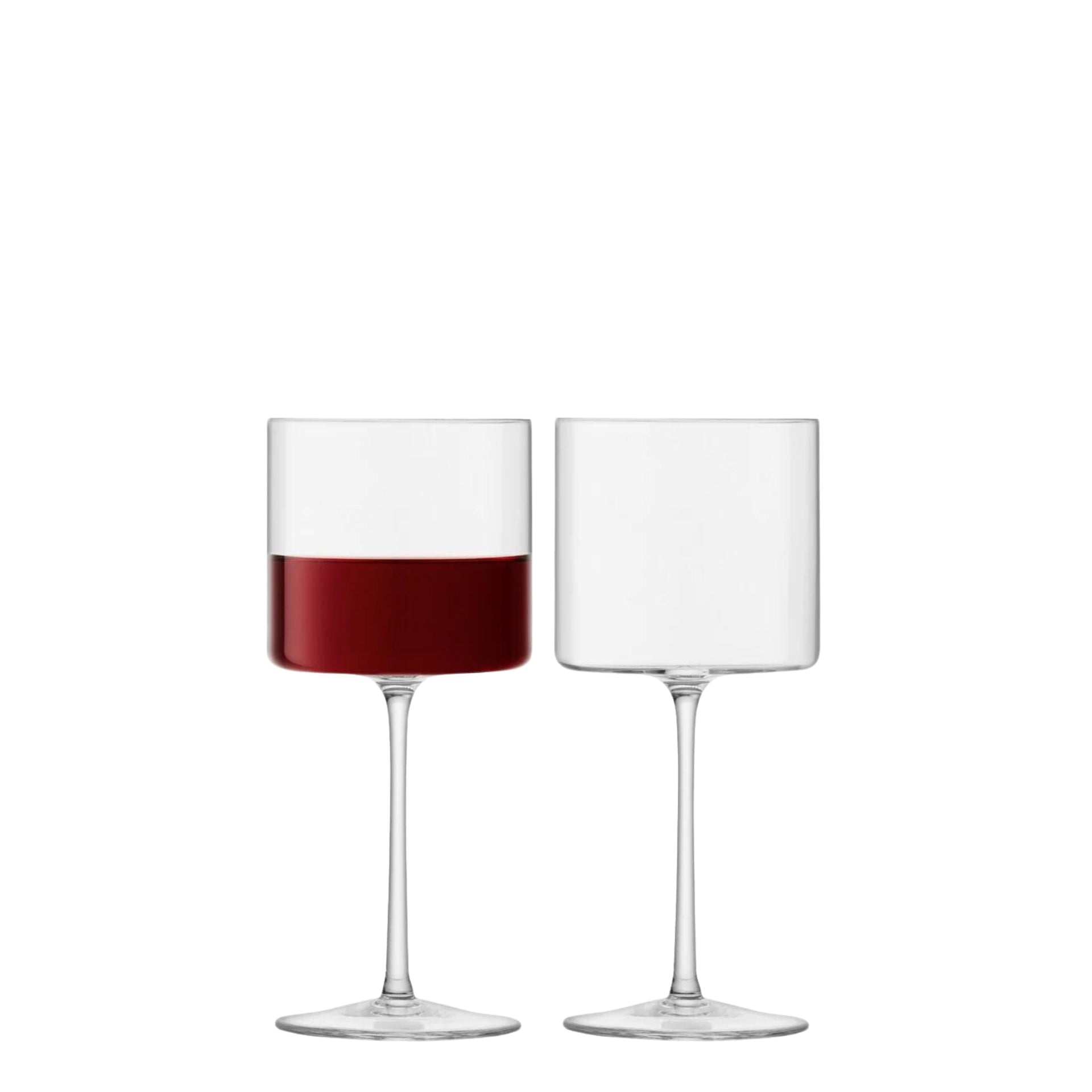 Round tall wine glass