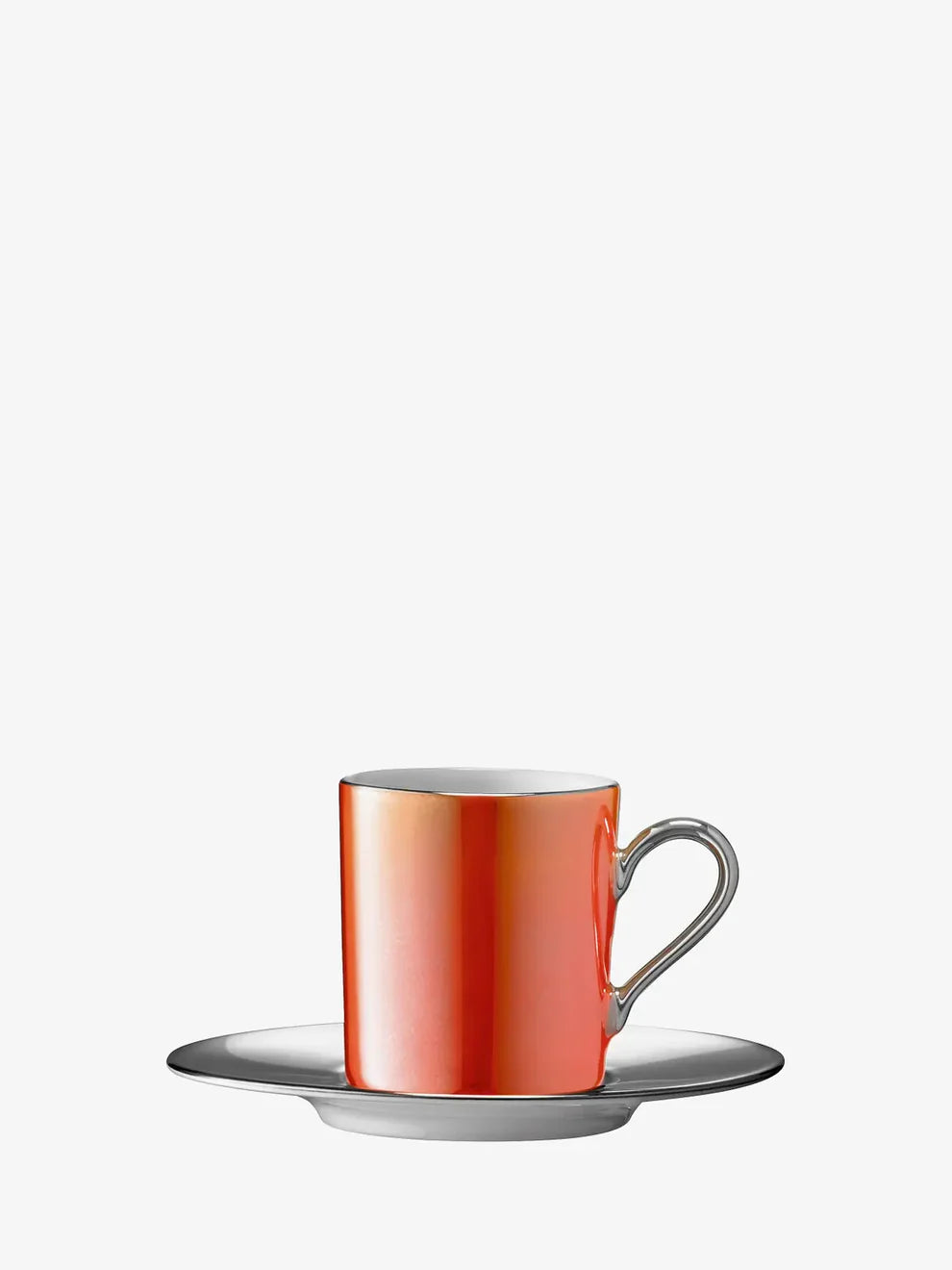 Palazzo Coffee Cup & Saucer - Ember Orange