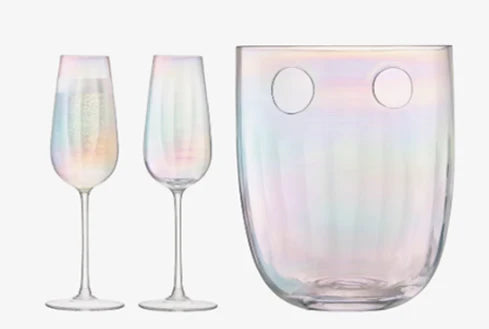Pearl Champagne Set 250ml/H24.5cm Mother of Pearl