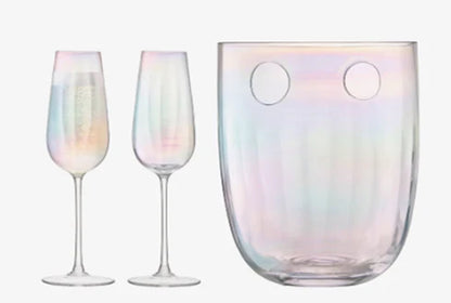 Pearl Champagne Set 250ml/H24.5cm Mother of Pearl