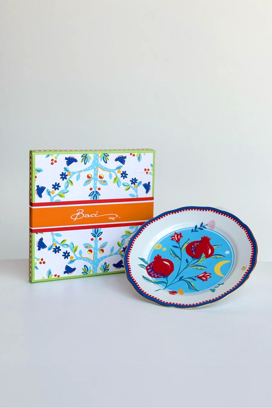 Mamma Mia Dessert Plate - Pomegranate