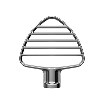 Pastry Beater-Metal kitchen attachment on a white background