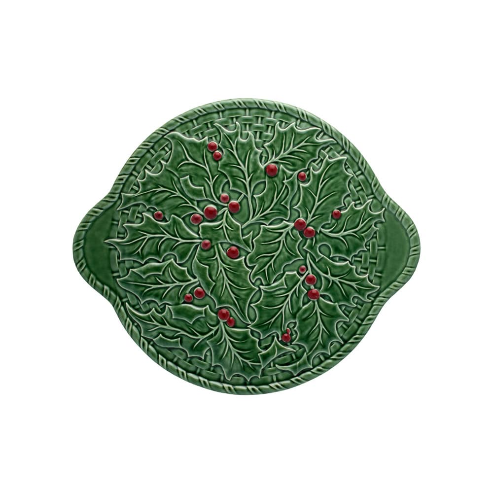 Pinheiro Holly Round Platter, platter server