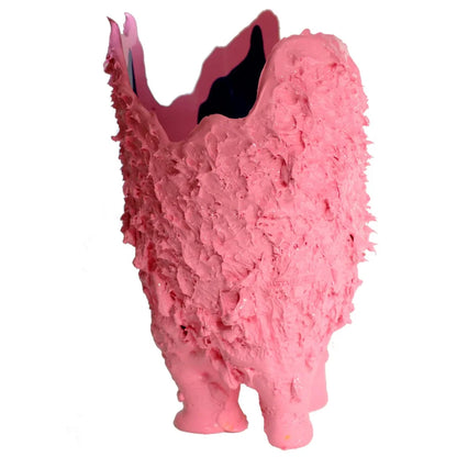 Lava Vase - Matt Pastel Pink And Blue