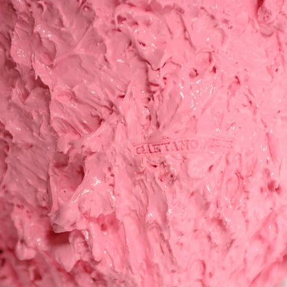 Lava Vase - Matt Pastel Pink And Blue