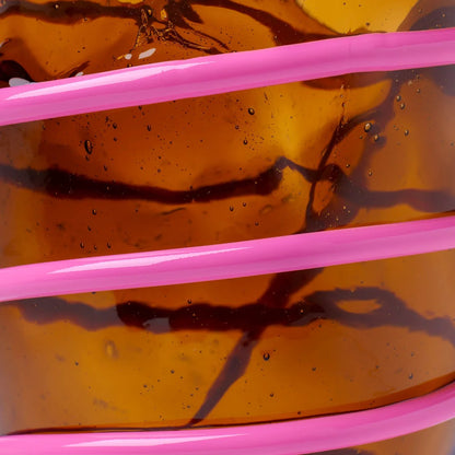 Pompitu II Vase - Clear Brown, Pink