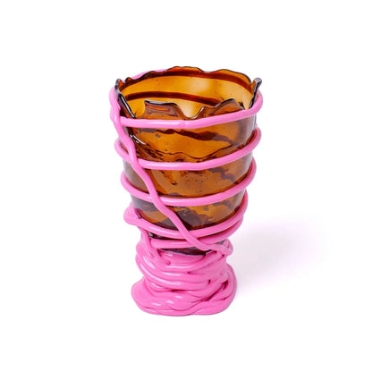 Pompitu II Vase - Clear Brown, Pink