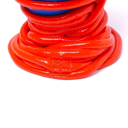 Pompitu II Vase - Blue Navy, Matt Orange