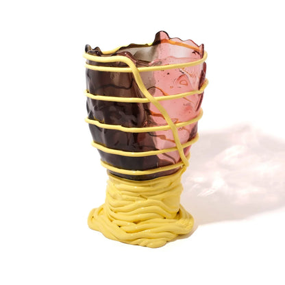 Pompitu II Vase Extra Colour - Clear Fumè, Antique Pink, Pastel Yellow