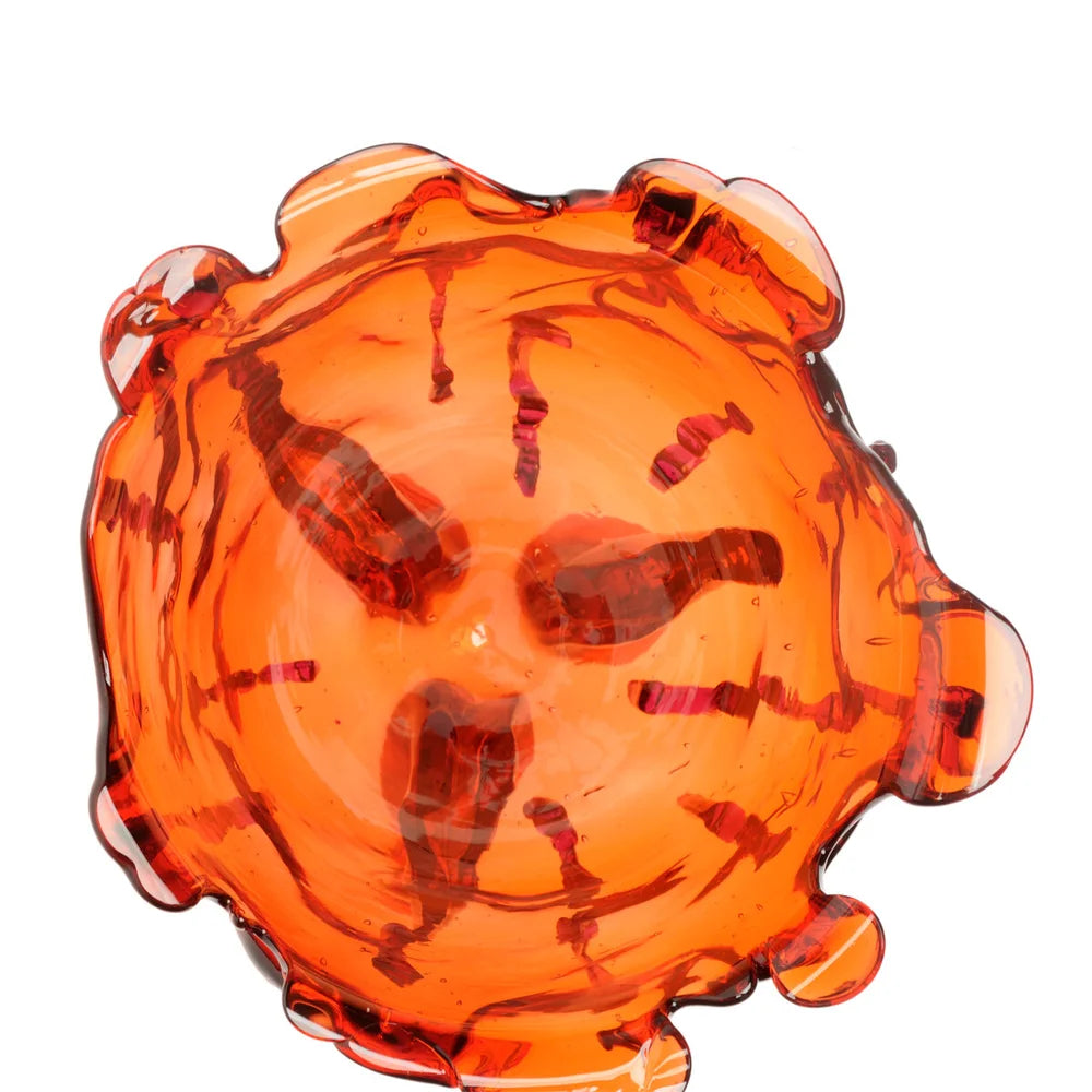 Clear Special Vase Extra Colour - Clear Red And Clear Purple