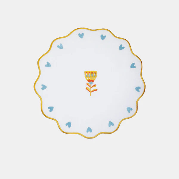 Mamma Mia Embroidered Placemat Rim