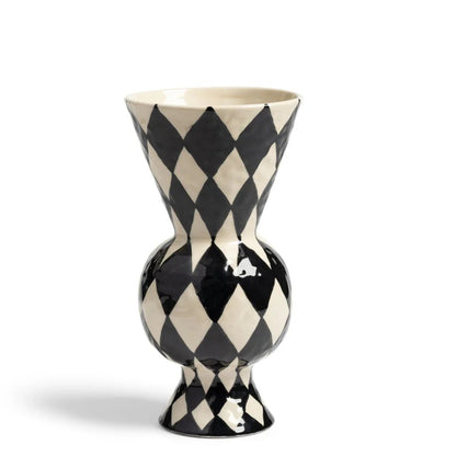 Rhombic Stoneware Vase