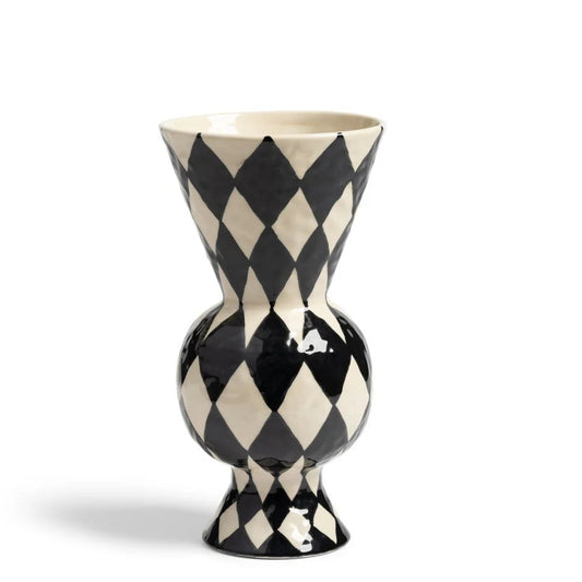 Rhombic Stoneware Vase