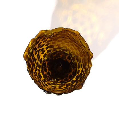 Rock Vase - Clear Amber, Mint