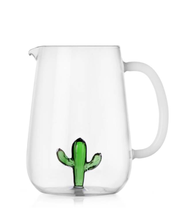 Jug - Cactus Green & White
