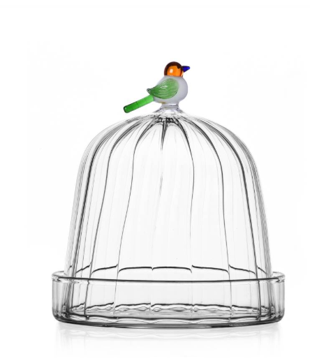 Animal Farm Optic Dome with Dish Bird