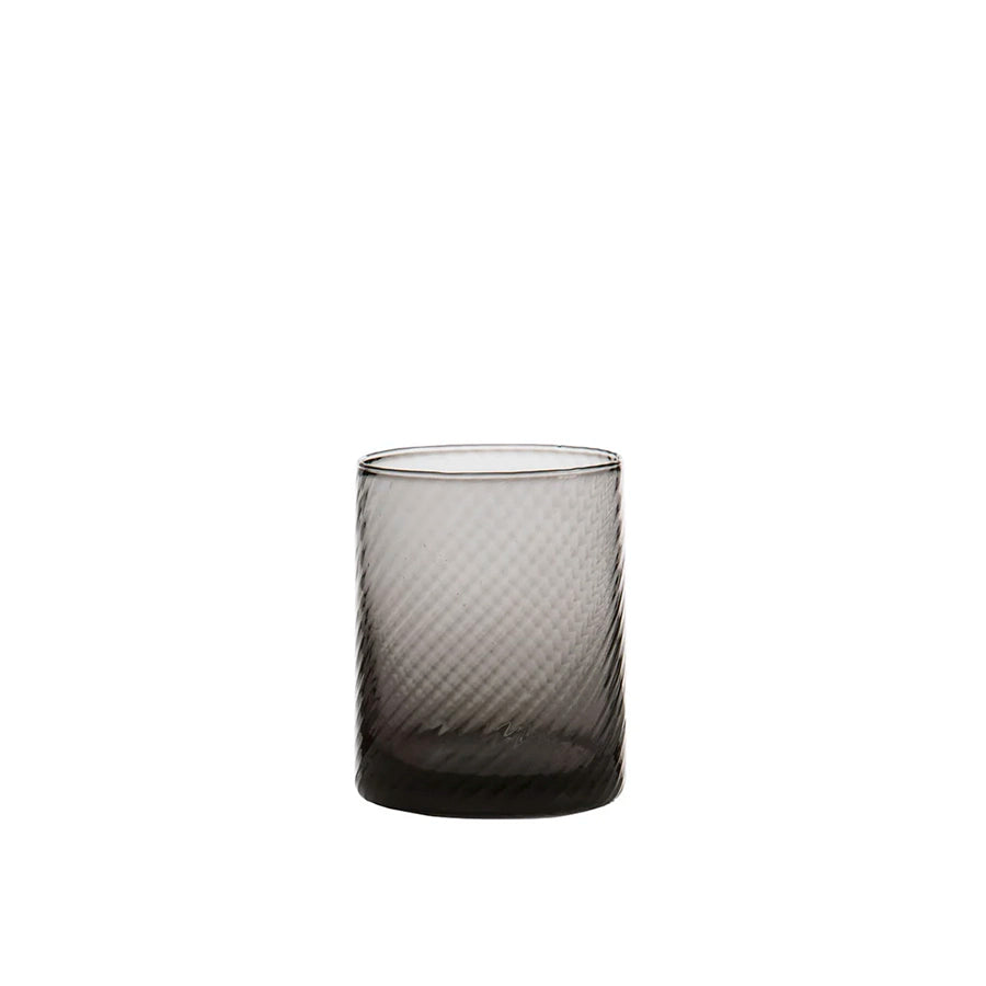 Set Of 6 Torsè Gritti Water Glasses Gray
