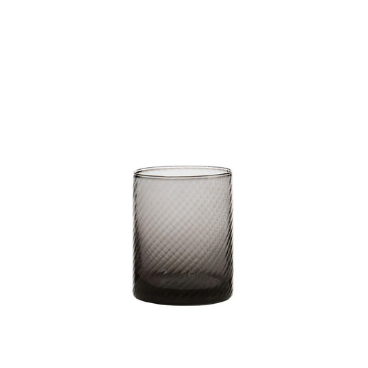 Set Of 6 Torsè Gritti Water Glasses Gray