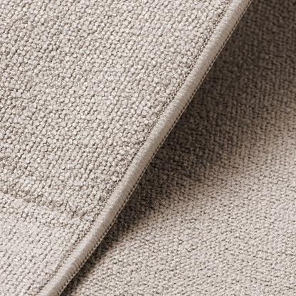 Close-up of beige carpet texture