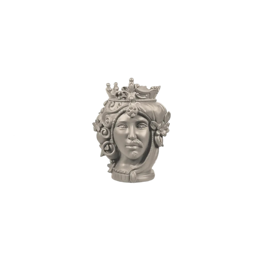Small Bisex Head Sculpture – Teste Matte