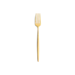 Solo Matte Gold Dessert Fork