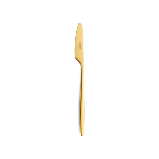 Solo Matte Gold Dessert Knife