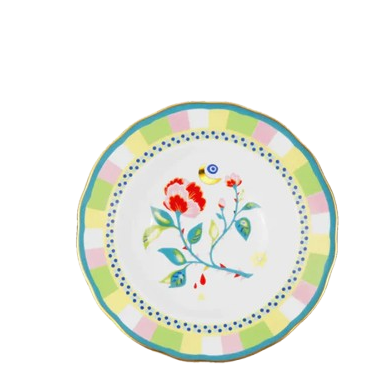 Mamma Mia Soup Plate - Flower