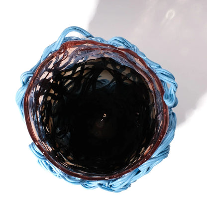 Spaghetti Special Vase Extra Colour - Light Ruby, Fumè, Light Blue