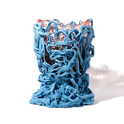 Spaghetti Special Vase Extra Colour - Light Ruby, Fumè, Light Blue