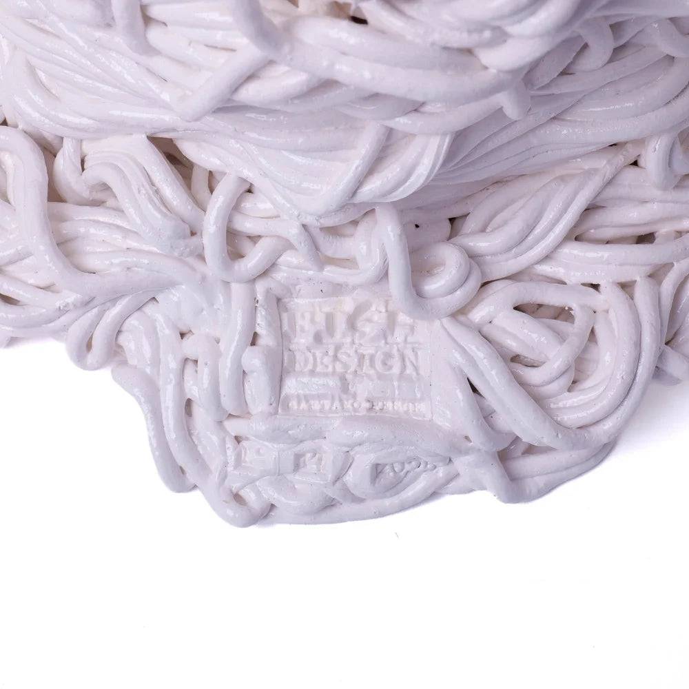 Spaghetti Special Vase - Clear, Matt White