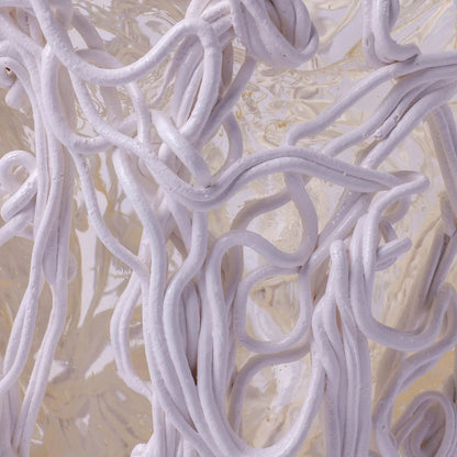 Spaghetti Special Vase - Clear, Matt White