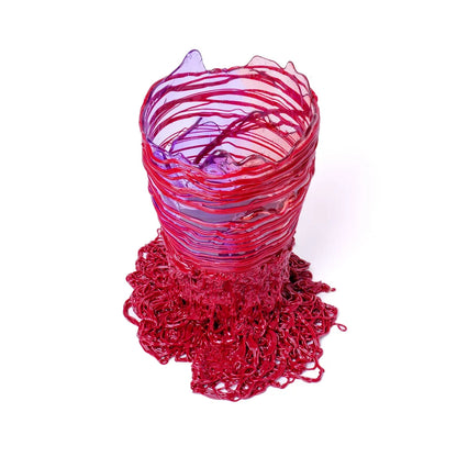 Spaghetti Vase Extra Colour - Clear Lilac, Rose Pink, Matt Bordeaux
